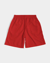 Load image into Gallery viewer, red Men&#39;s All-Over Print Jogger Shorts
