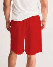 Load image into Gallery viewer, red Men&#39;s All-Over Print Jogger Shorts
