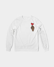 Load image into Gallery viewer, Moore Red Heart Men&#39;s Classic French Terry Crewneck Pullover
