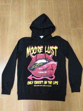 Load image into Gallery viewer, Moore Lust Red Flame Hoodie
