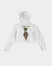 Load image into Gallery viewer, I Love Olive   Women&#39;s Cropped Hoodie

