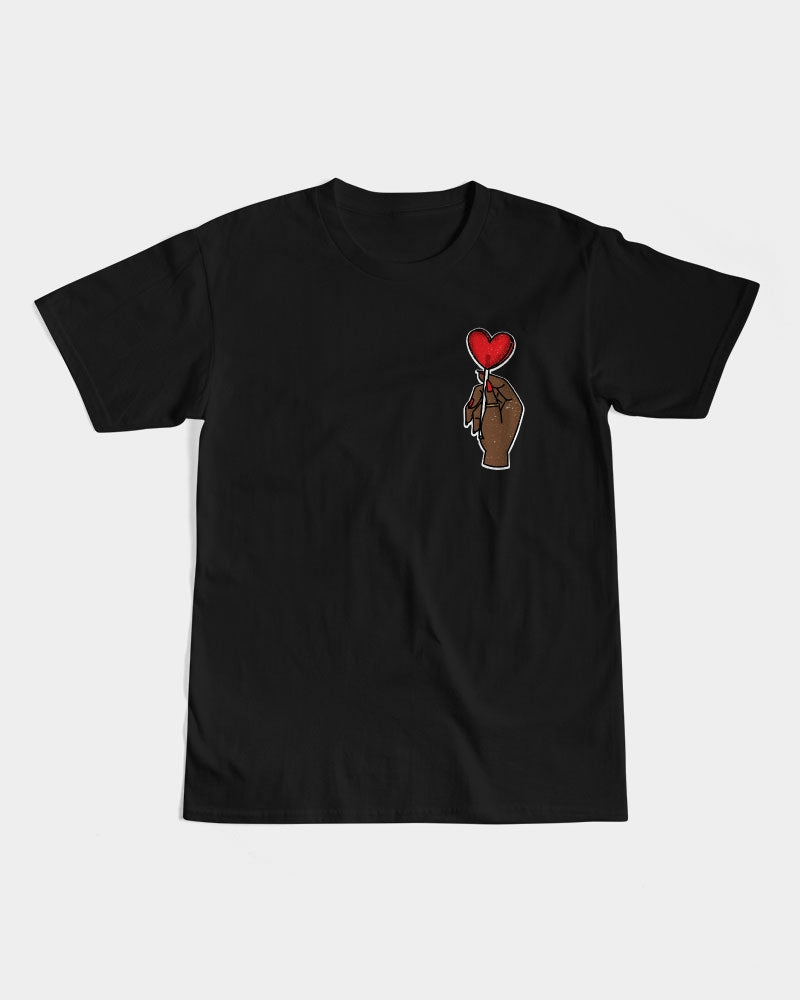 Red Heart Black Men's Graphic Tee